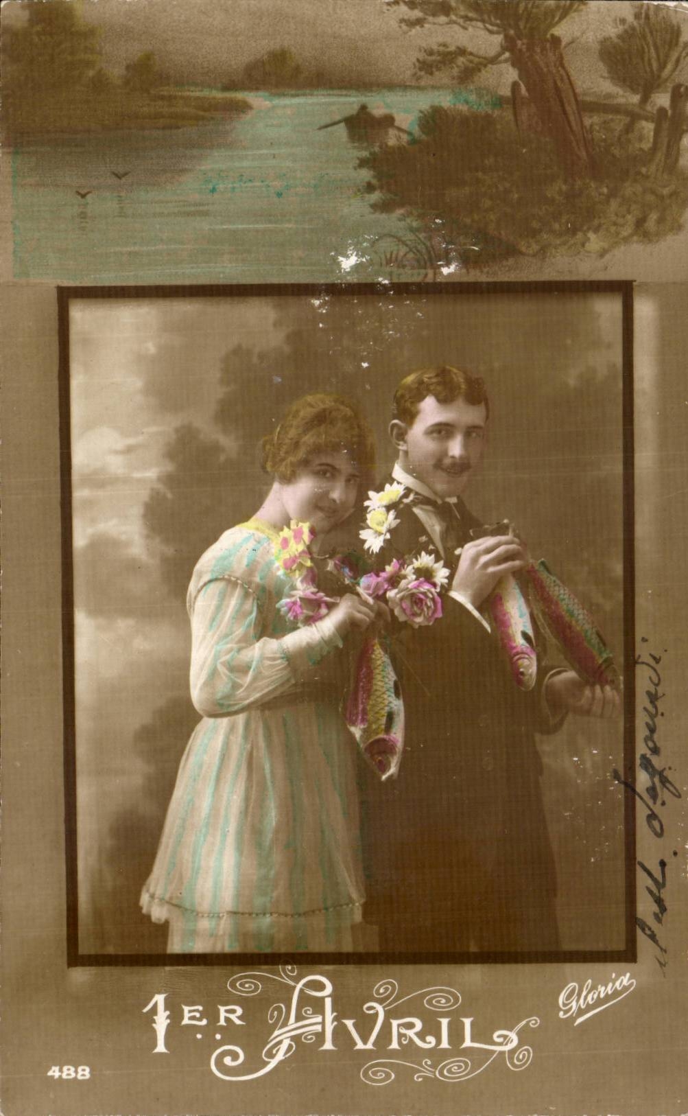 CPA Fantasy Woman April 1st Easter Easter