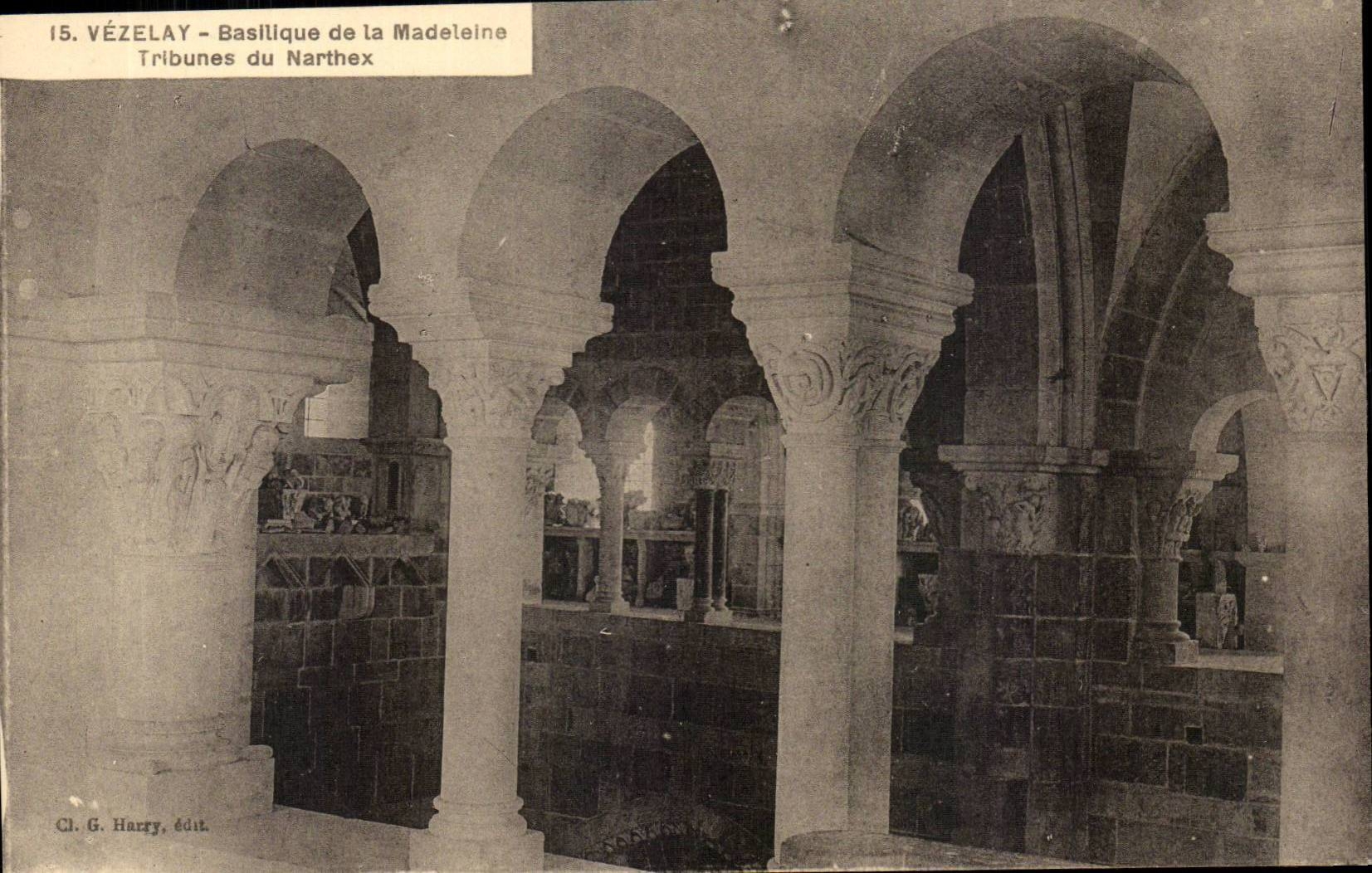 CPA Vezelay Basilica of the Madeleine Platforms of Narthex