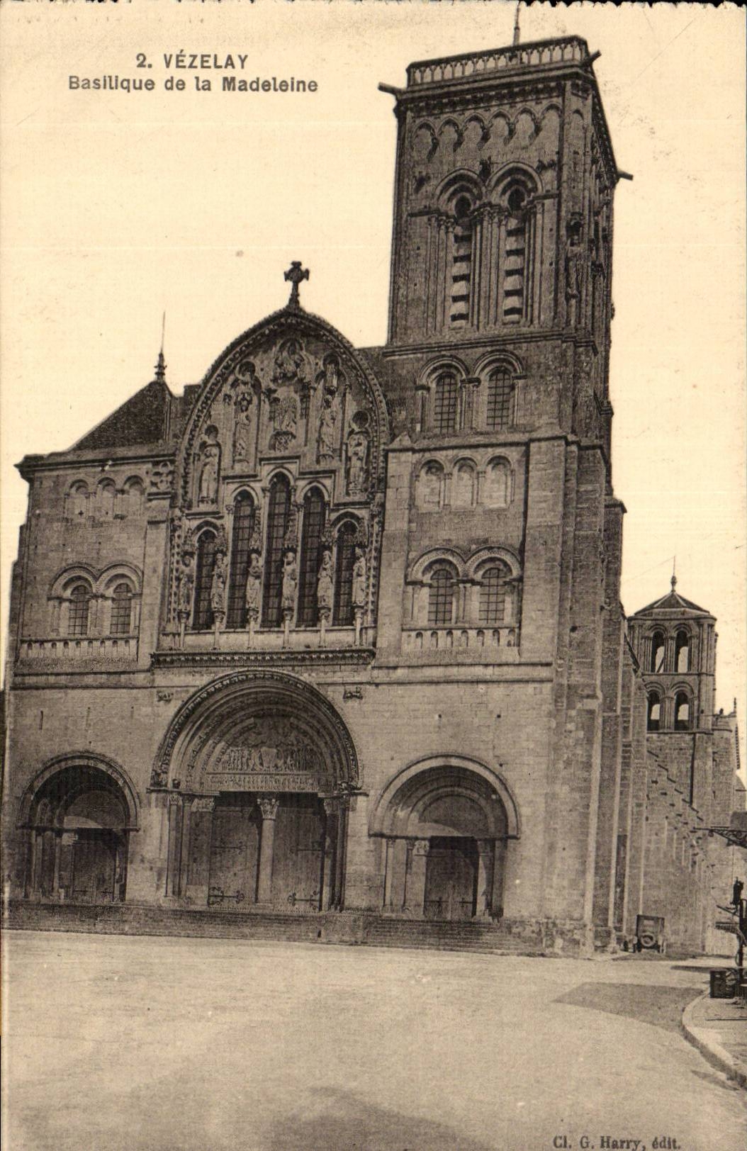 CPA Vezelay Basilica of the Madeleine