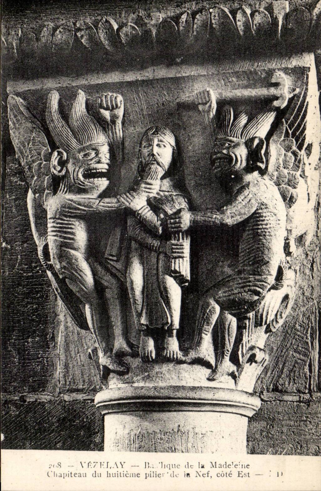 CPA Vezelay Basilica of the Madeleine Capital