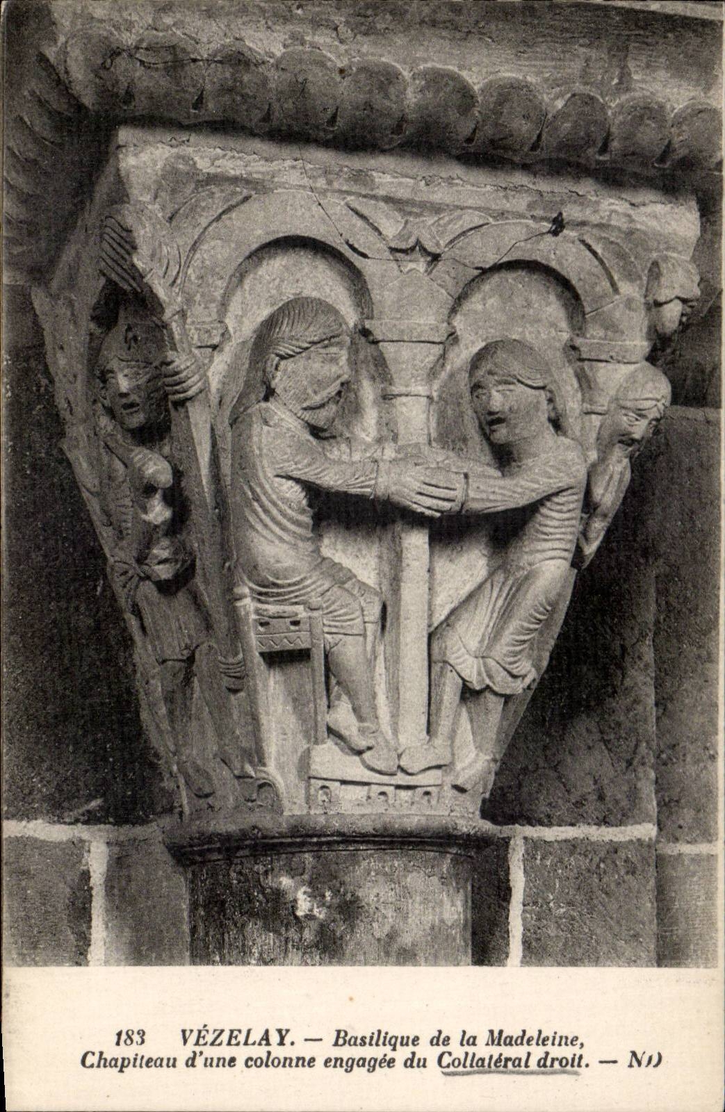 CPA Vezelay Basilica of the Madeleine Capital