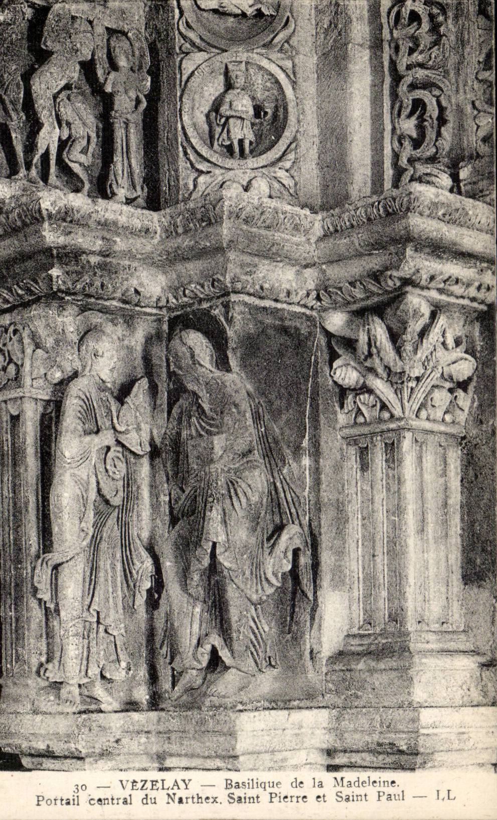 CPA Vezelay Basilica of the Madeleine Capital Saint Pierre and Saint Paul