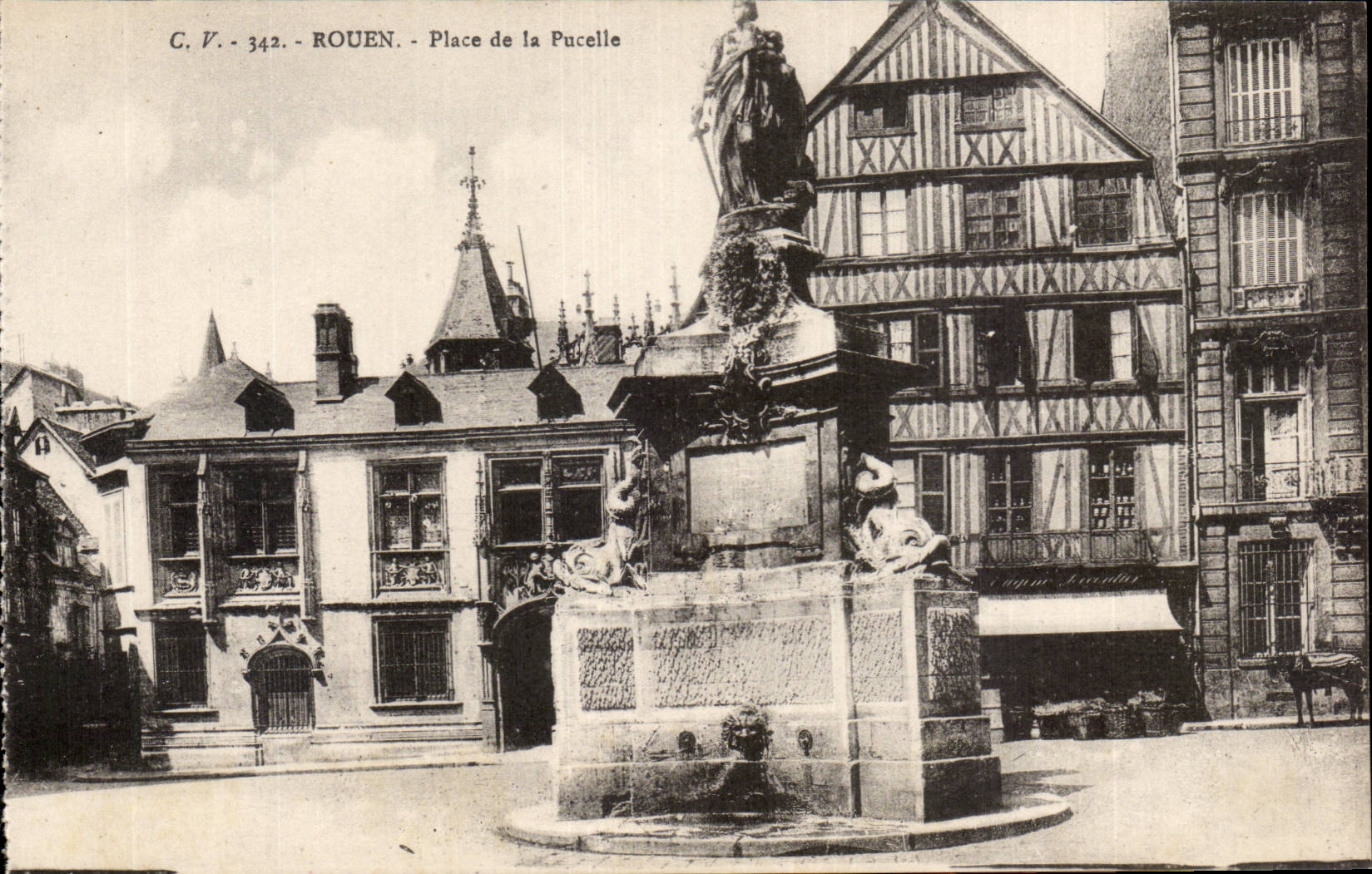 CPA Rouen Places of the Virgin