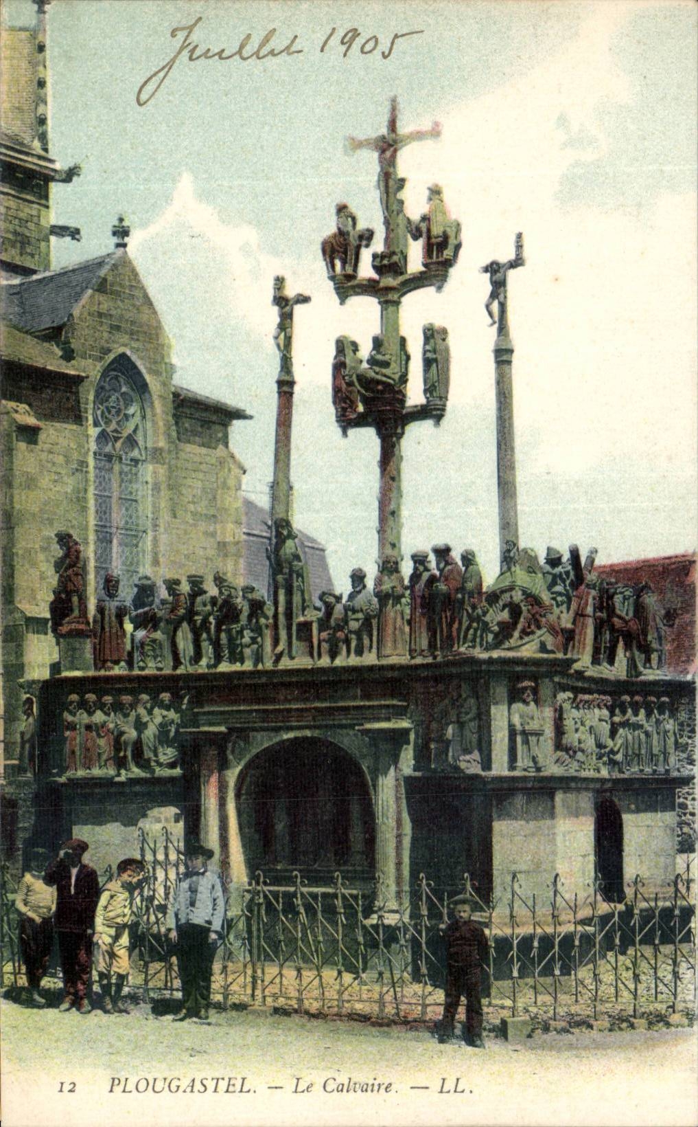 CPA Plougastel Le calvaire