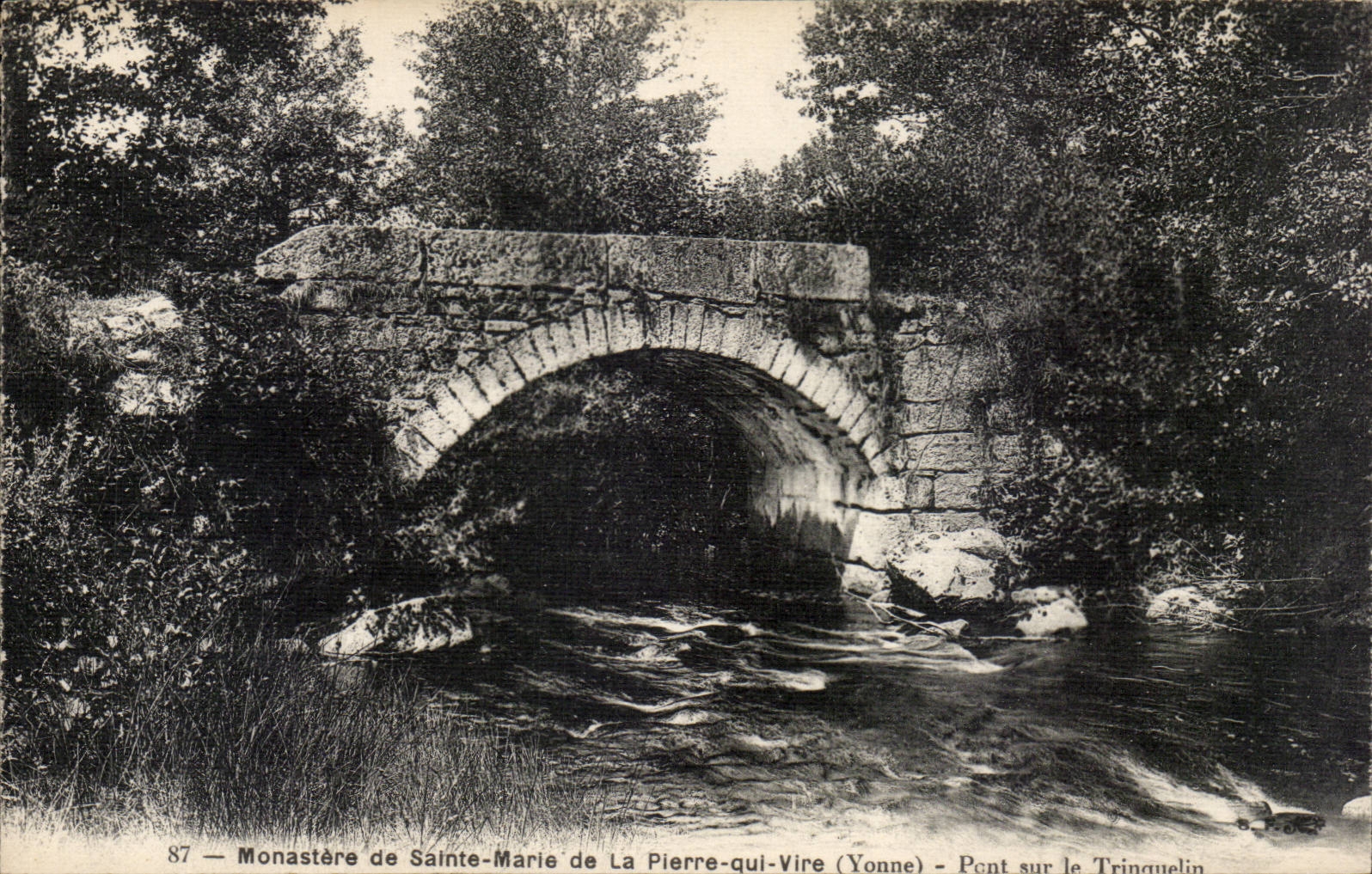 CPA Monastery of Sainte Marie of Pierre who Transfers Bridge on Trinquelin