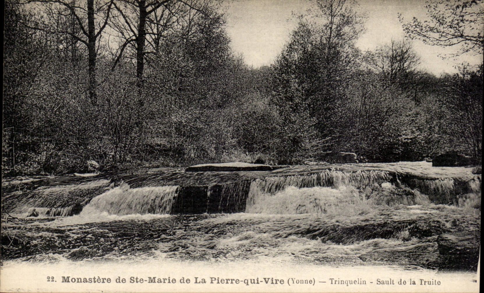 CPA Monastery of Sainte Marie of Pierre who Transfers Trinquelin Sault of trout