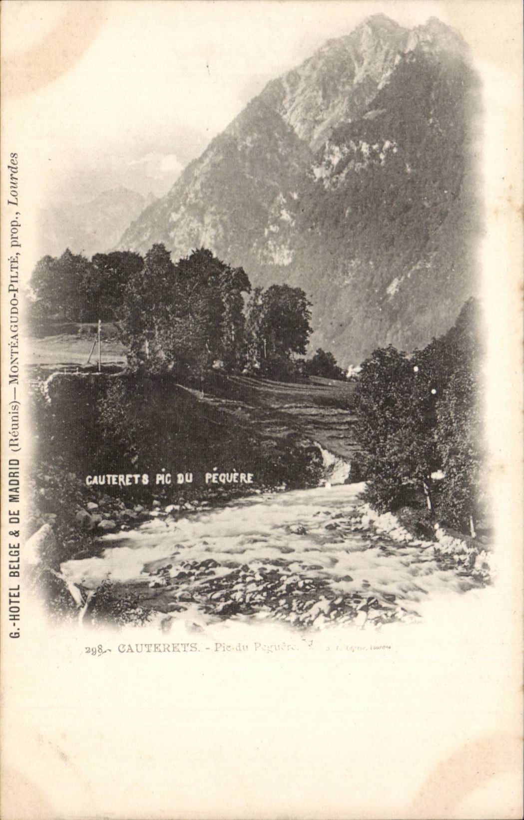 CPA Cauterets Spitze von Paguere
