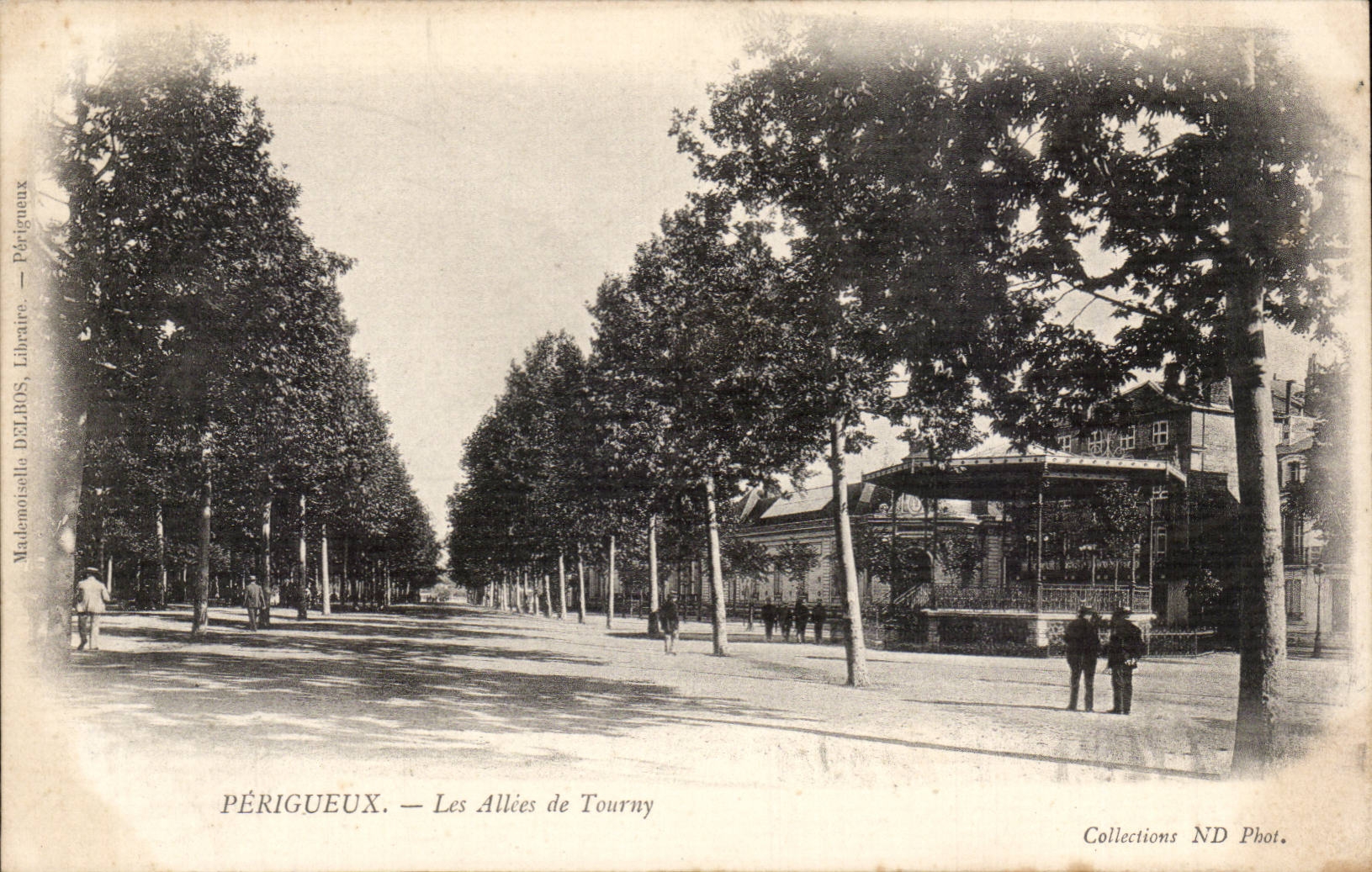 CPA Perigueux alleys of Tourny