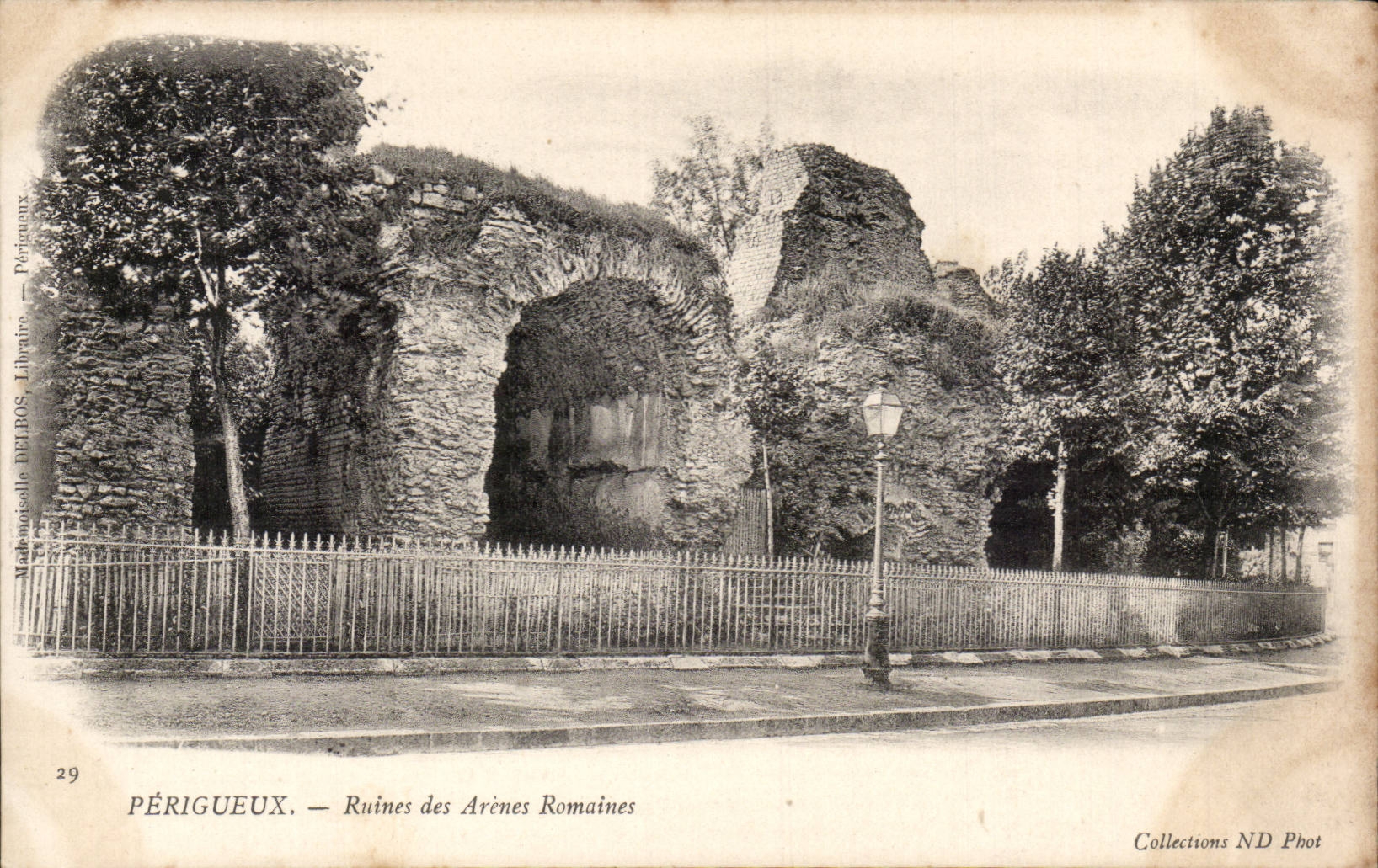 CPA Perigueux Roman Ruins of arena