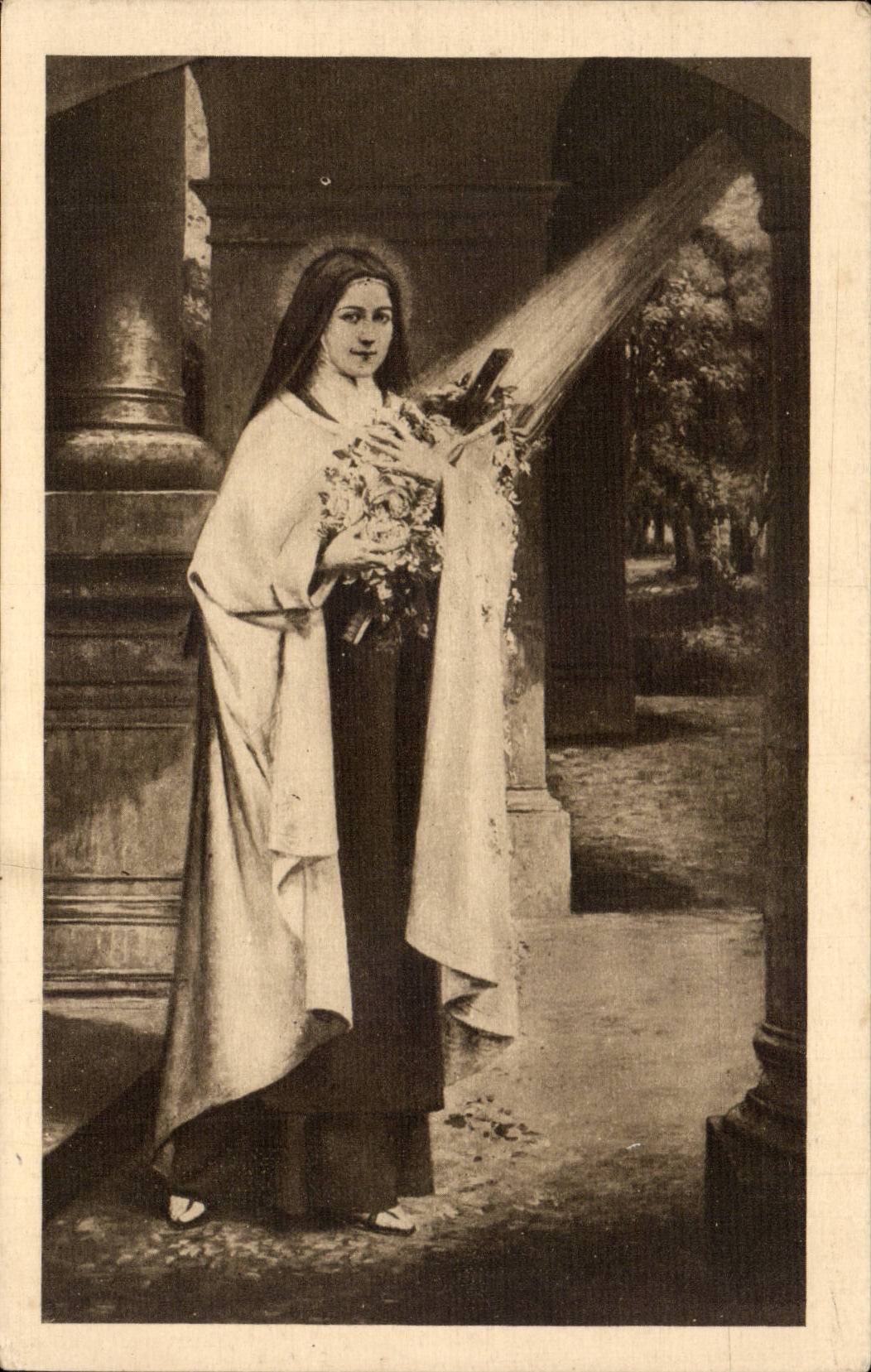 CPA Ste Therese de l'enfant Jesus Tableau de F Roybet