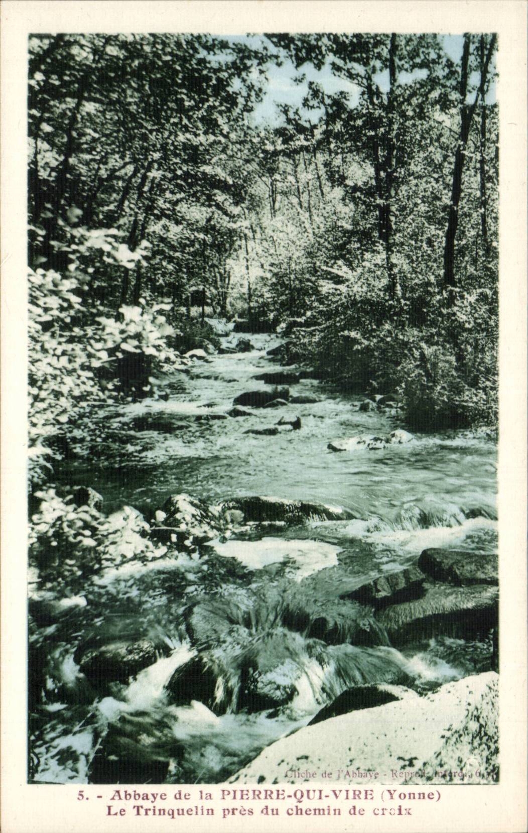 CPA Abbey of Pierre who Transfers Trinquelin close to the way of cross