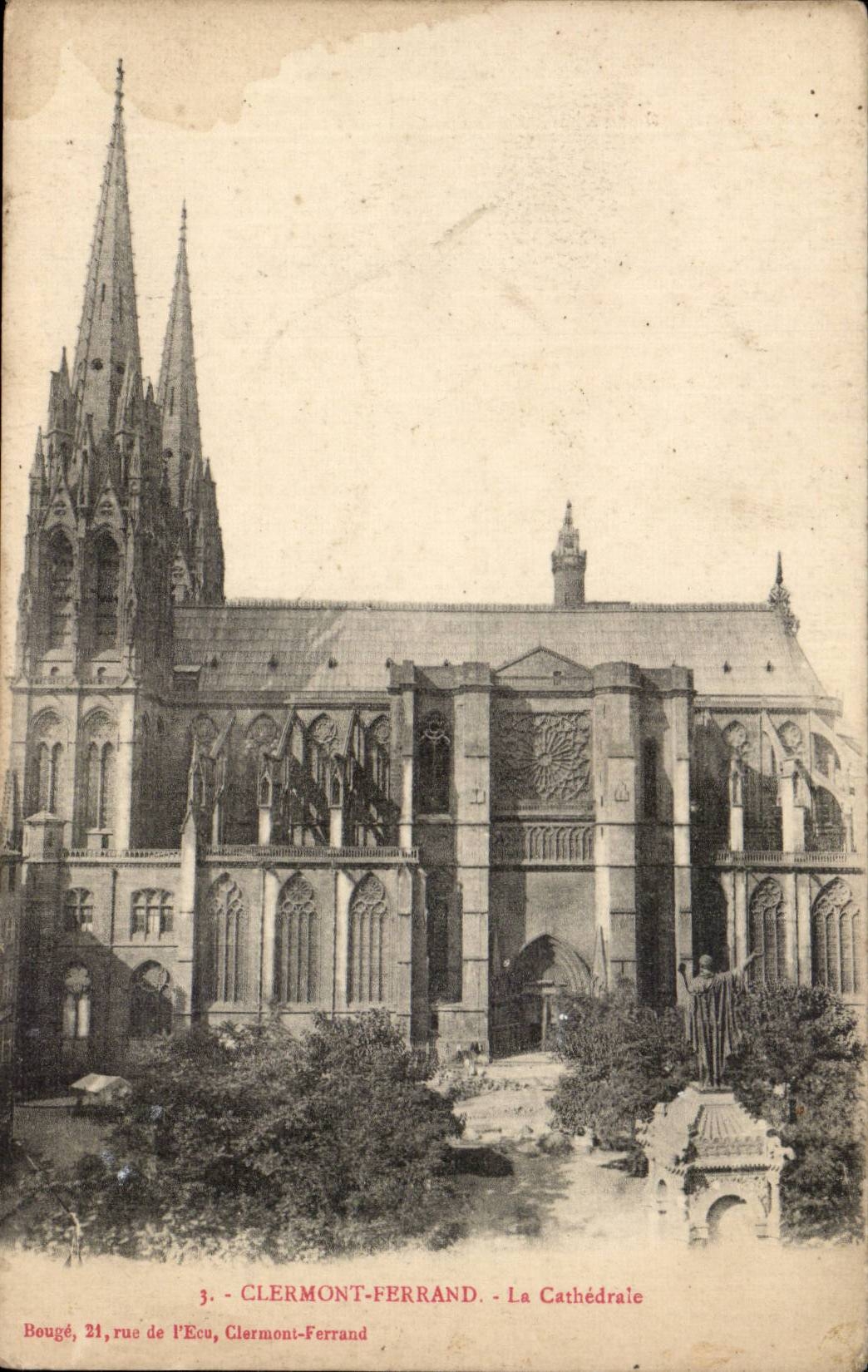 CPA Clermont Ferrand the cathedral