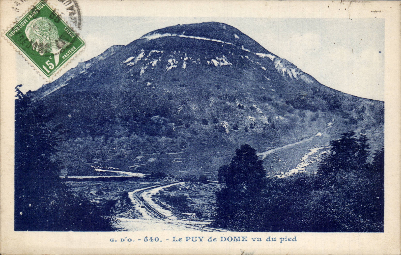 CPA Puy de Dome seen of the foot