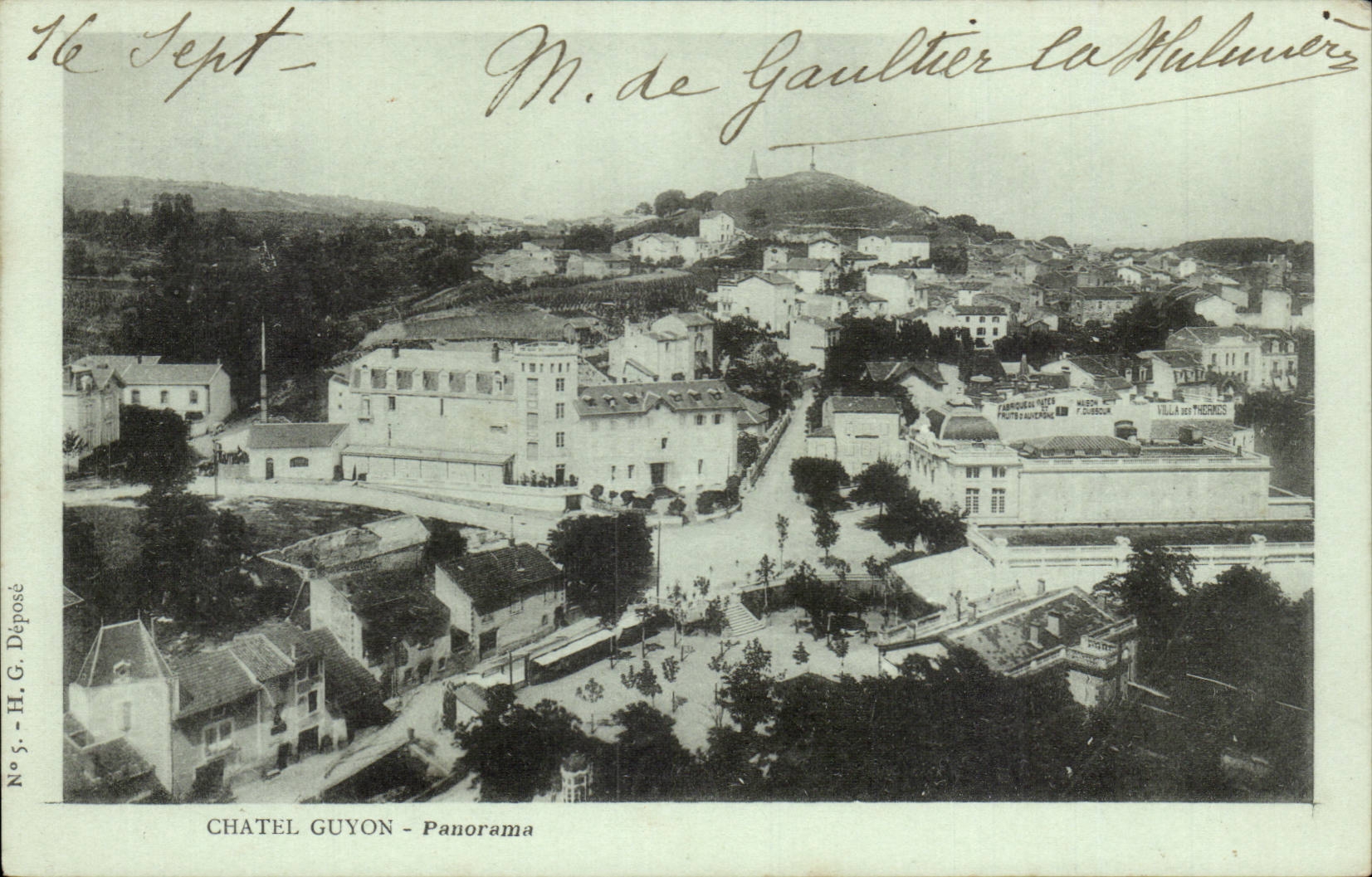 CPA Chatel Guyon Panorama