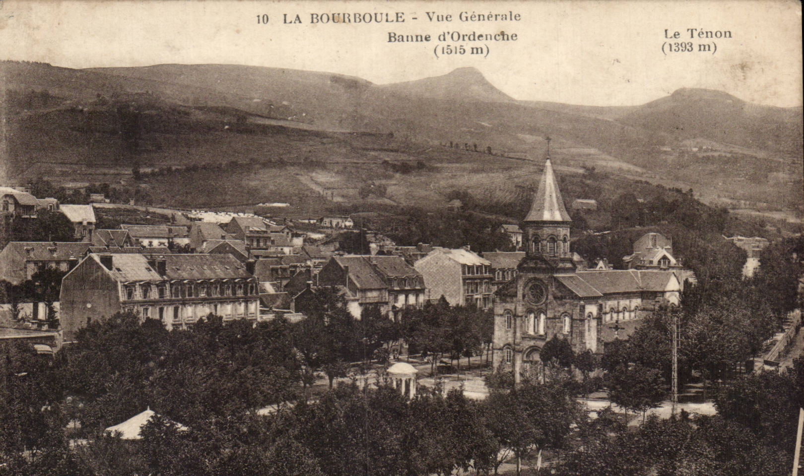 CPA Bourboule View Hamper of Ordenche the Tenon