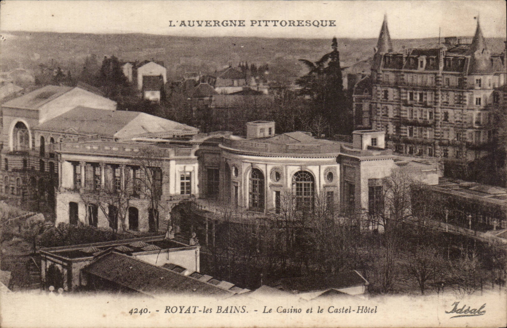 CPA Royat les Bains das Kasino und das Manorhaushotel