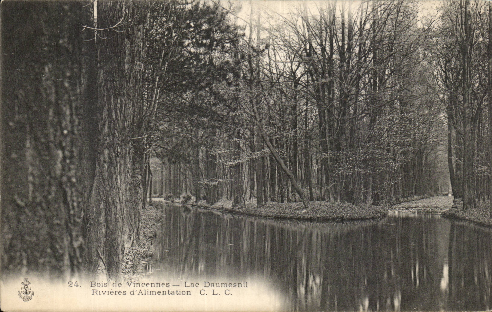 CPA Paris Wood of Vincennes Lake Daumesnil Rivers of food