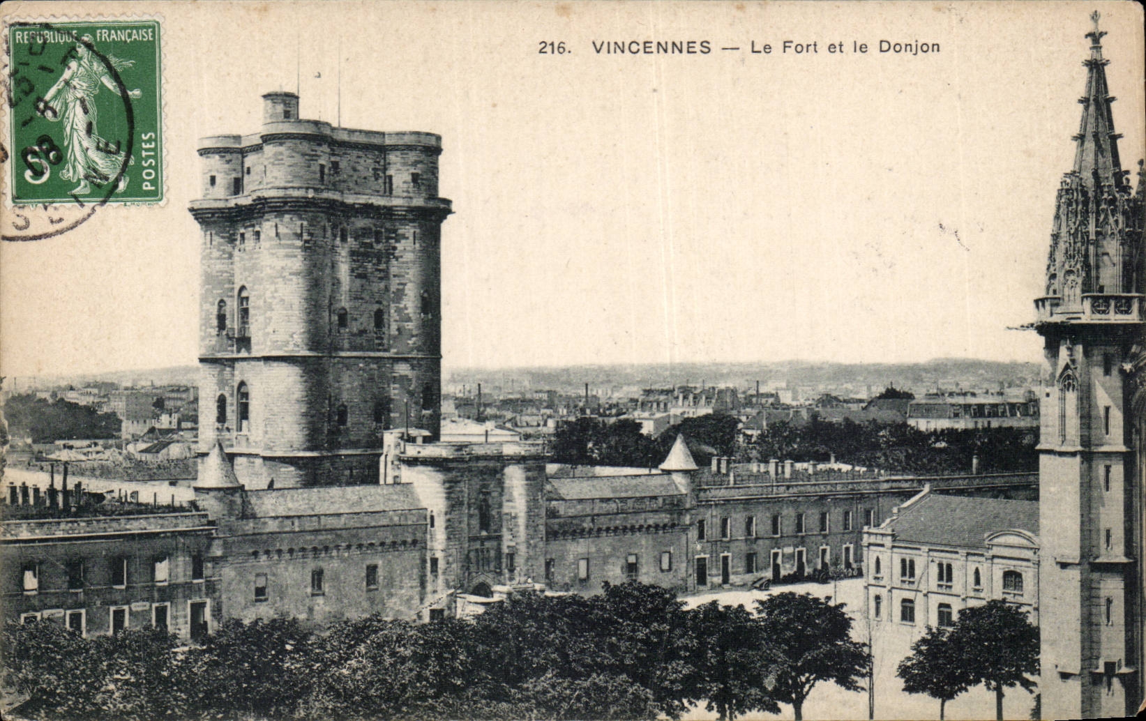 CPA Vincennes the fort and the keep