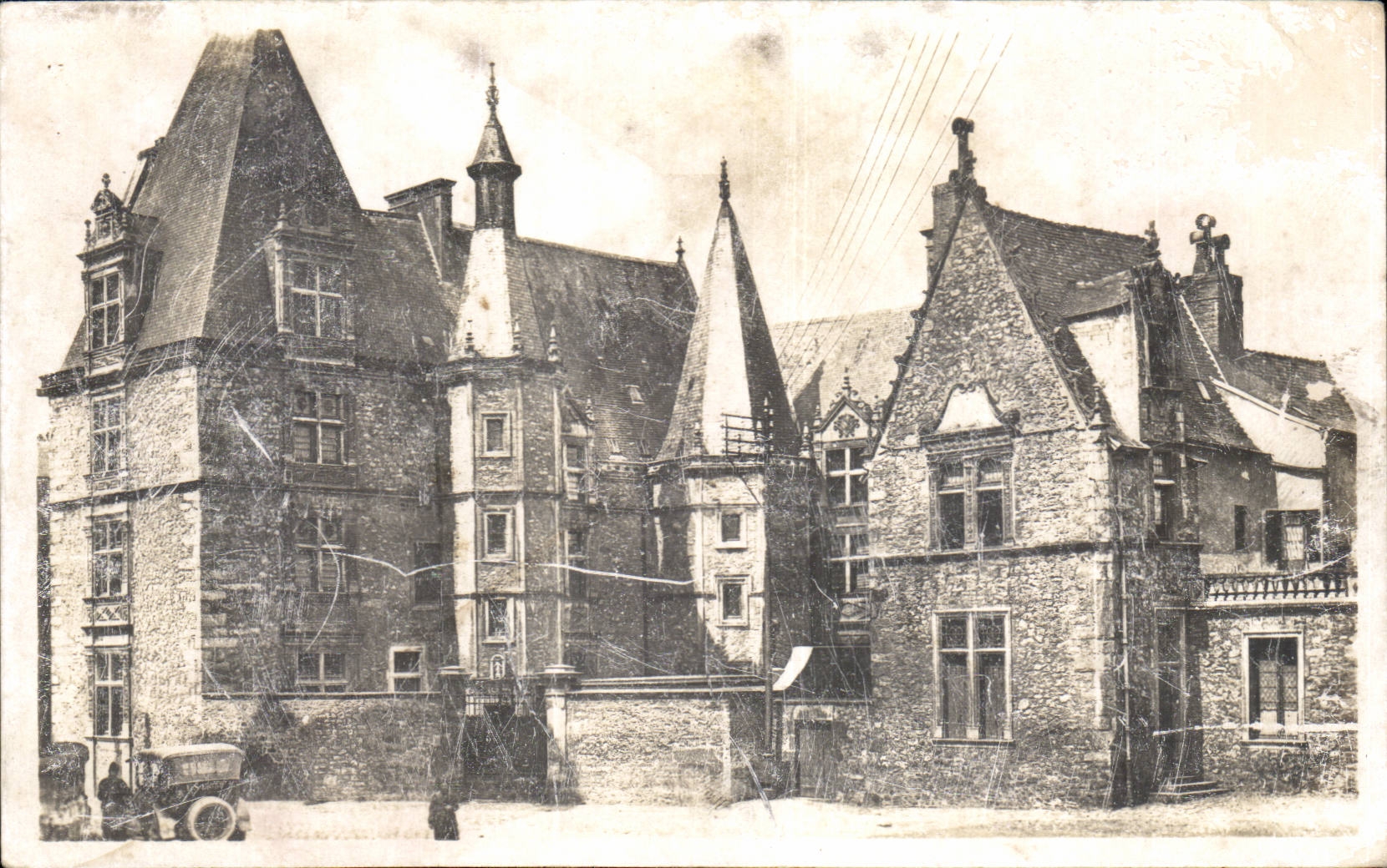 CPA the mans the eveche old Grabatoires builds of 1528 has 1542