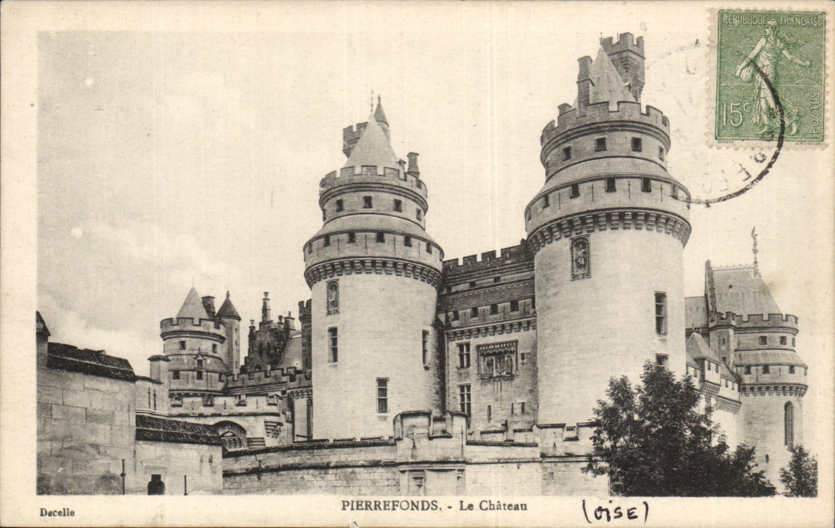 CPA Pierrefonds das Schloss