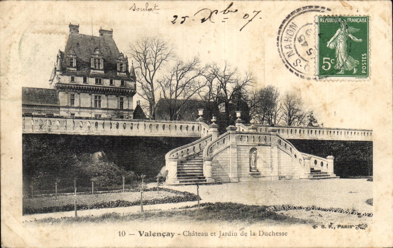 CPA Valencay Schloss und Garten der Herzogin