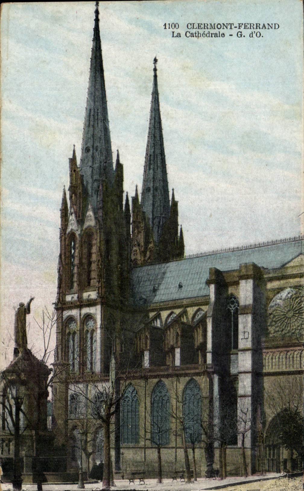 CPA Clermont Ferrand the cathedral