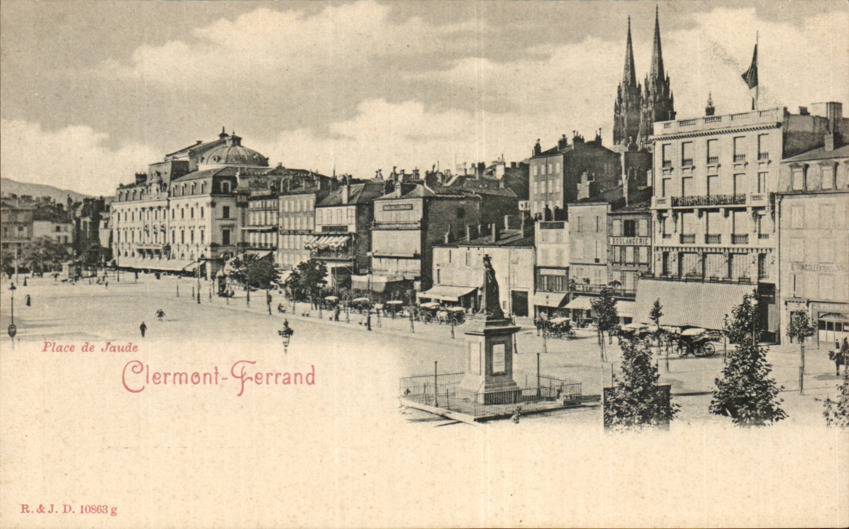 CPA Clermont Ferrand Places of Jaude