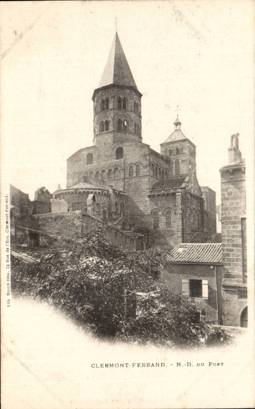 CPA Clermont Ferrand ND of the port