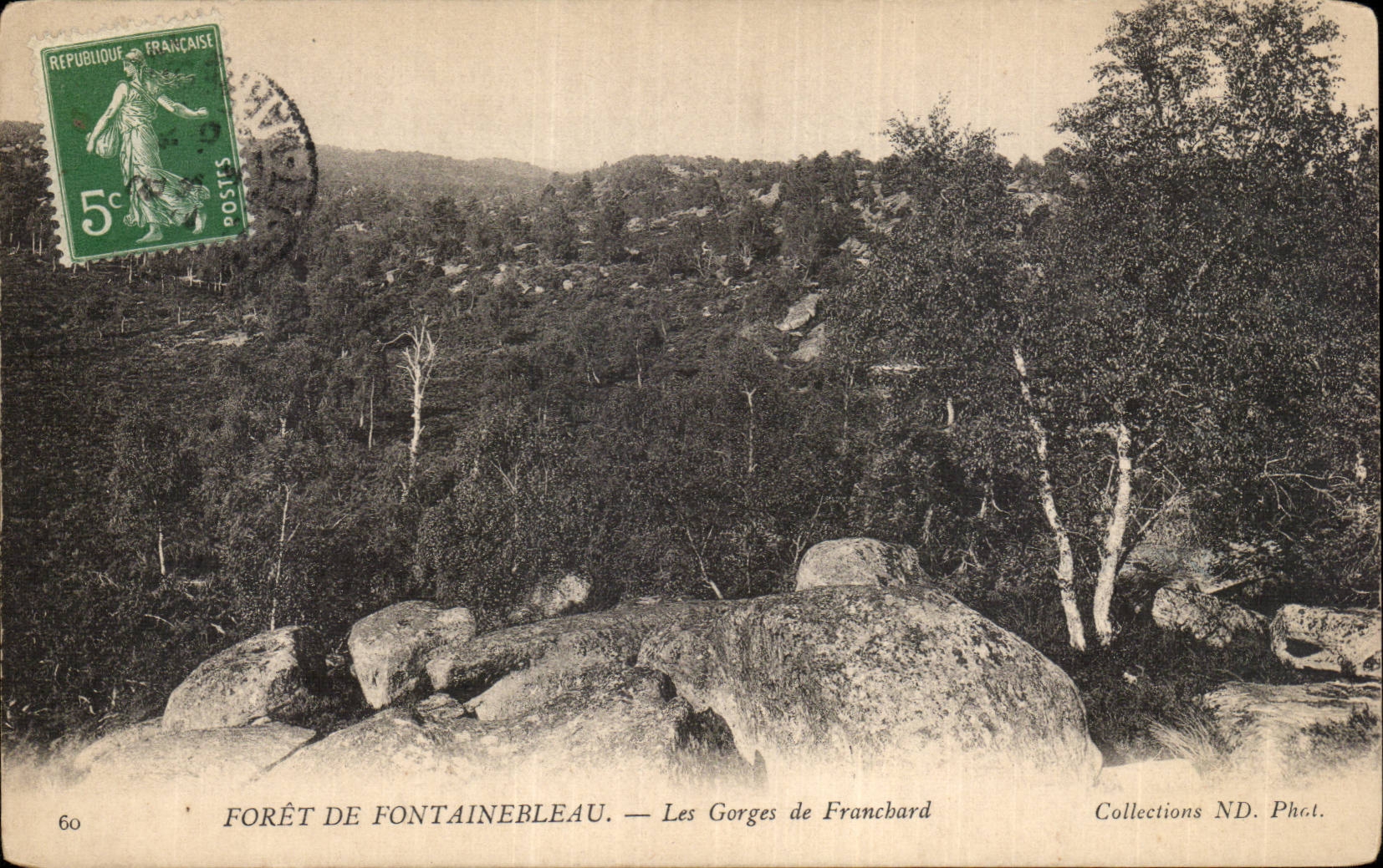 CPA Drill of Fontainebleau throats of Franchard