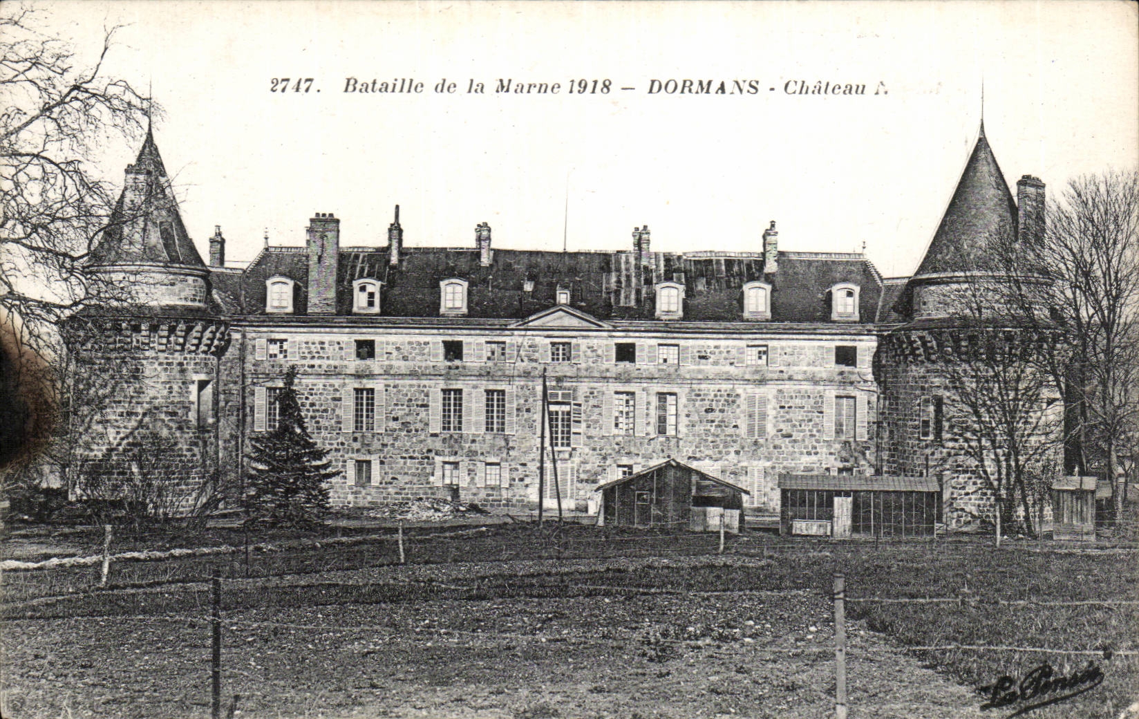 CPA Battles of the Marne 1918 Dormans Chayeau