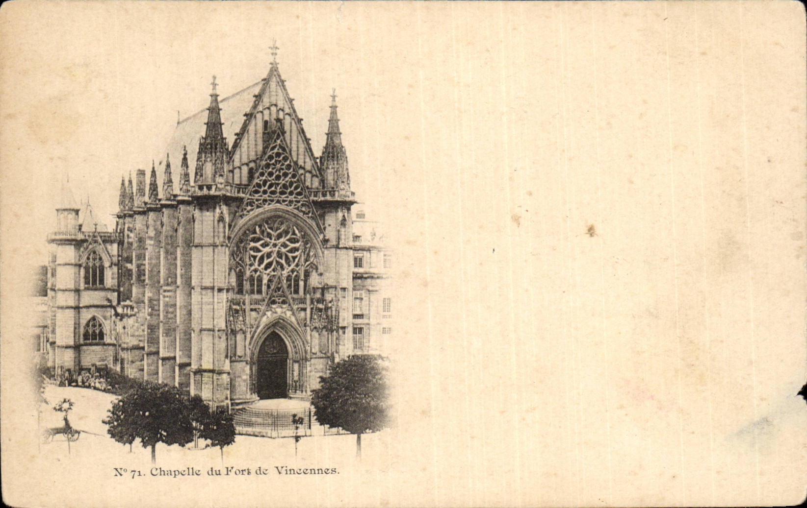 CPA Vault of the fort of Vincennes