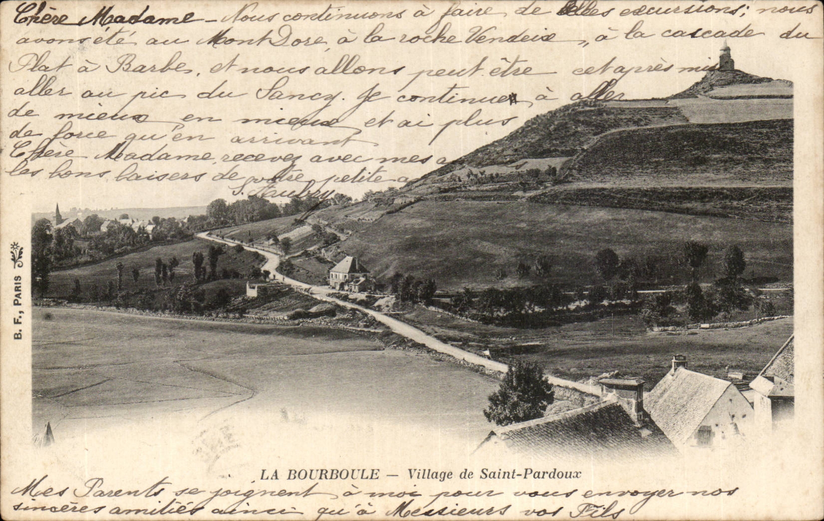 CPA Bourboule Village of Saint pardoux