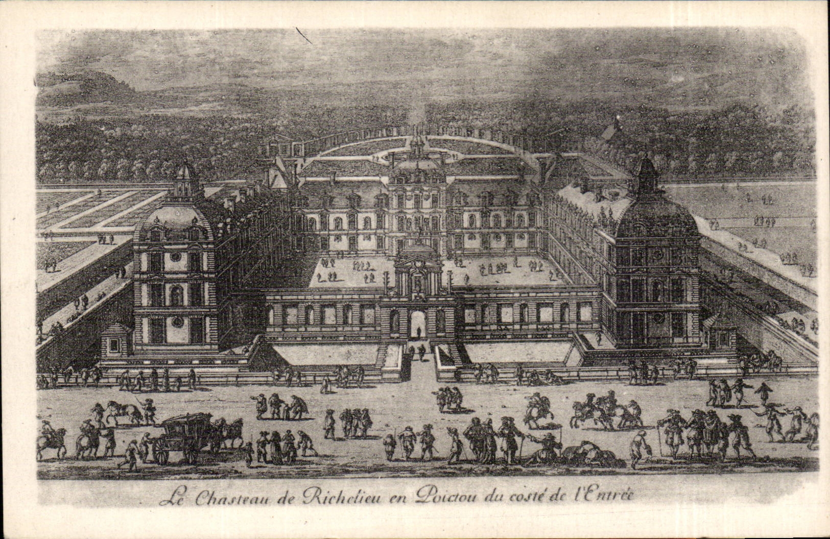 CPA Versailles the castle of Richelieu