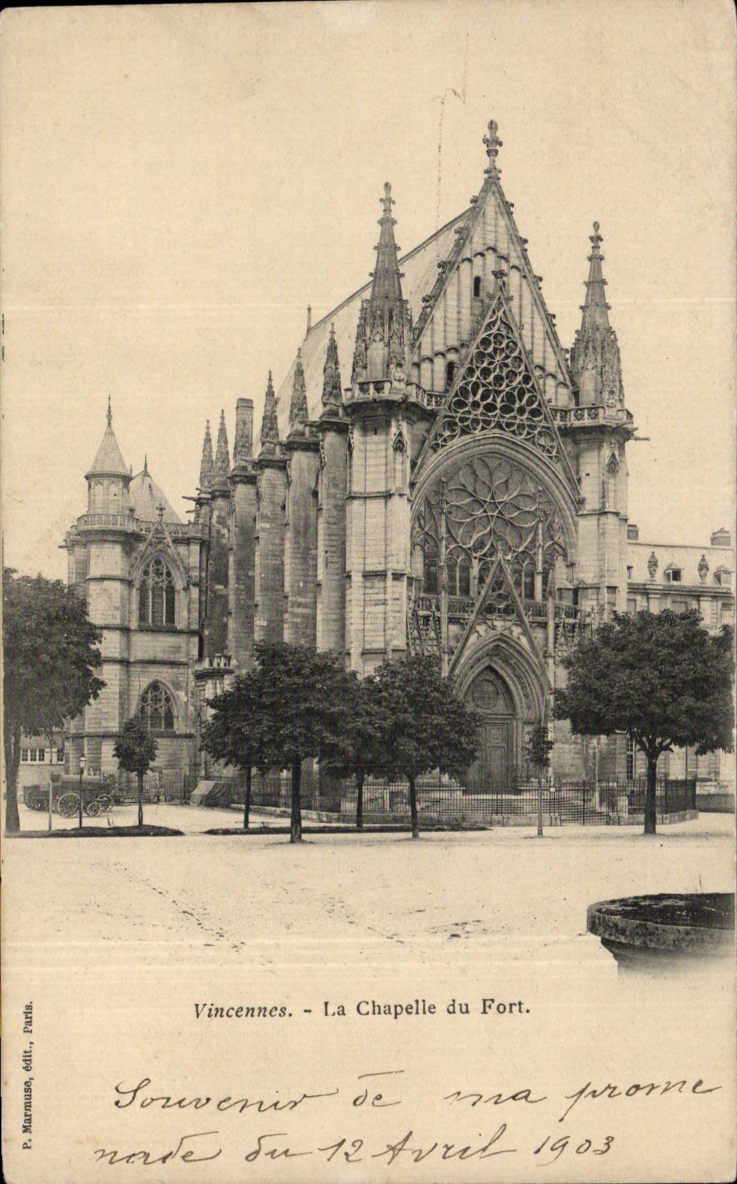 CPA Vincennes the vault of the fort