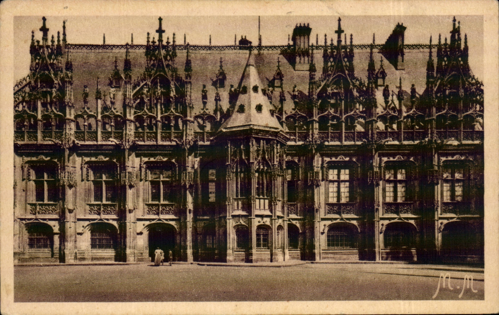 CPA Rouen the museum city law courts Frontage