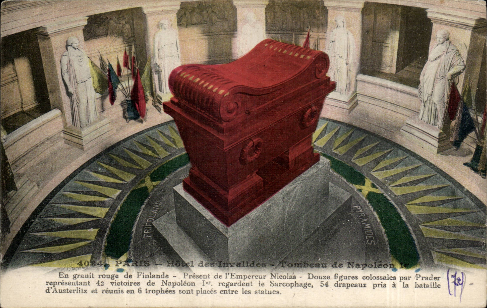 CPA Paris Invalides the Tomb of Napoleon 1st