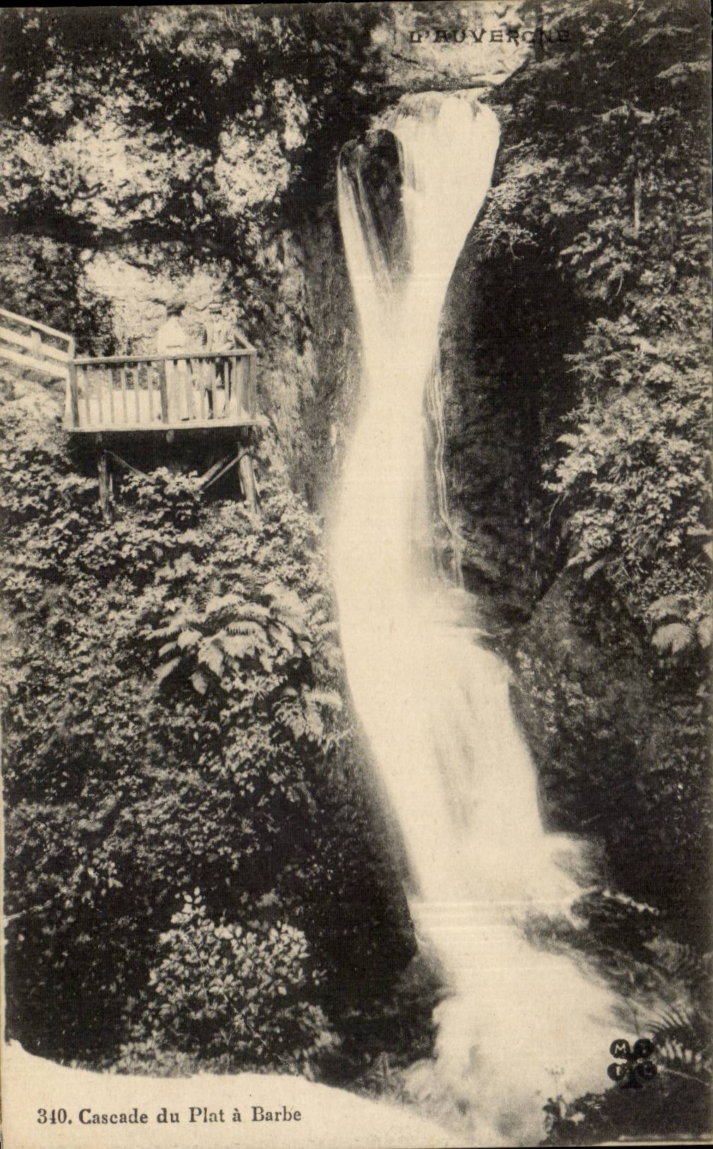 CPA Cascade of the shaving mug
