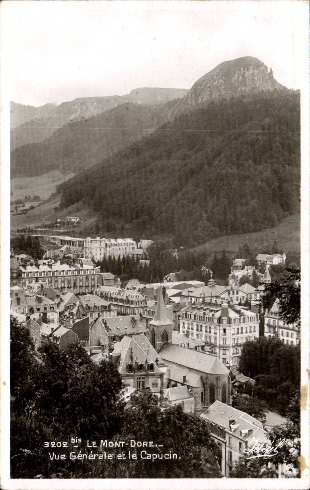 CPA the Mount Gilds View and the capuchin