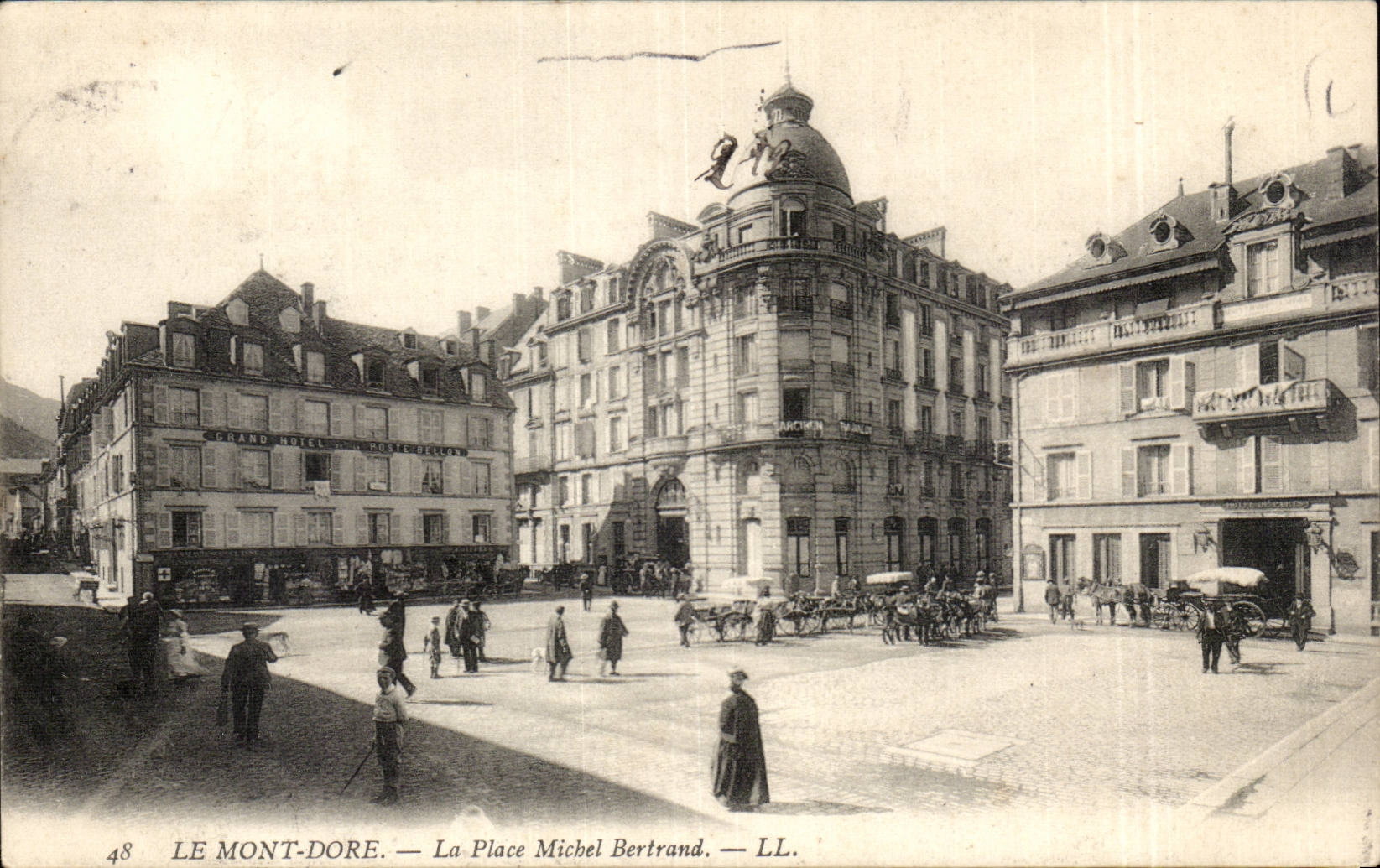 CPA the Mount Gilds the place Michel Bertrand