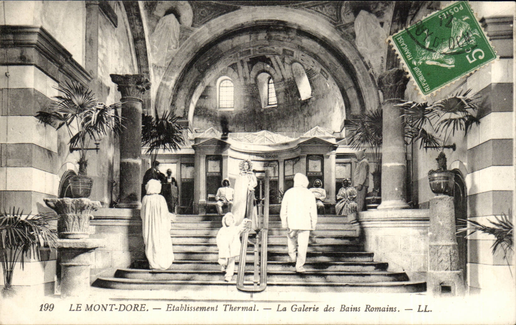 CPA the Mount Gilds Hydropathic establishment the gallery of the Roman Baths