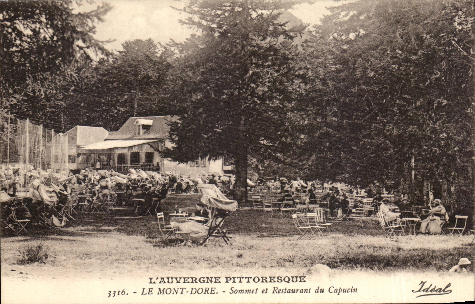 CPA the Mount Gilds Summit and restaurant of the Capuchin