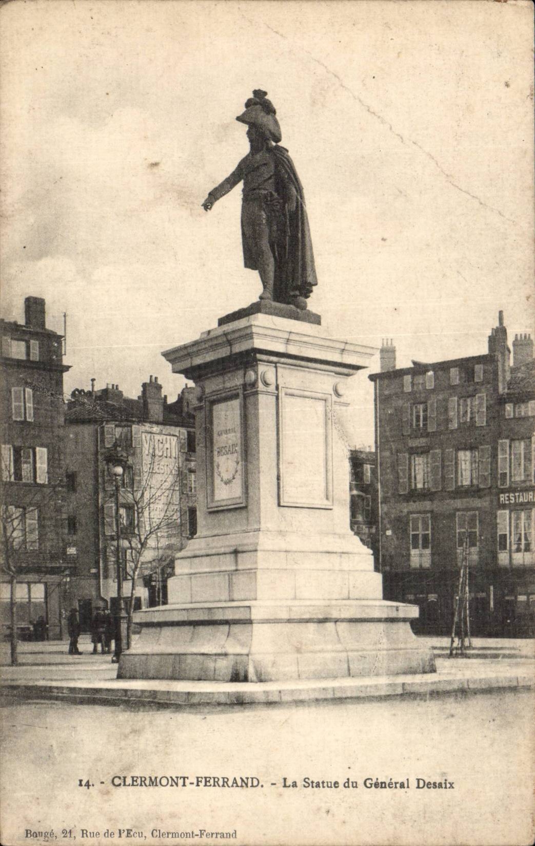 CPA Clermont Ferrand Statue General Desaix