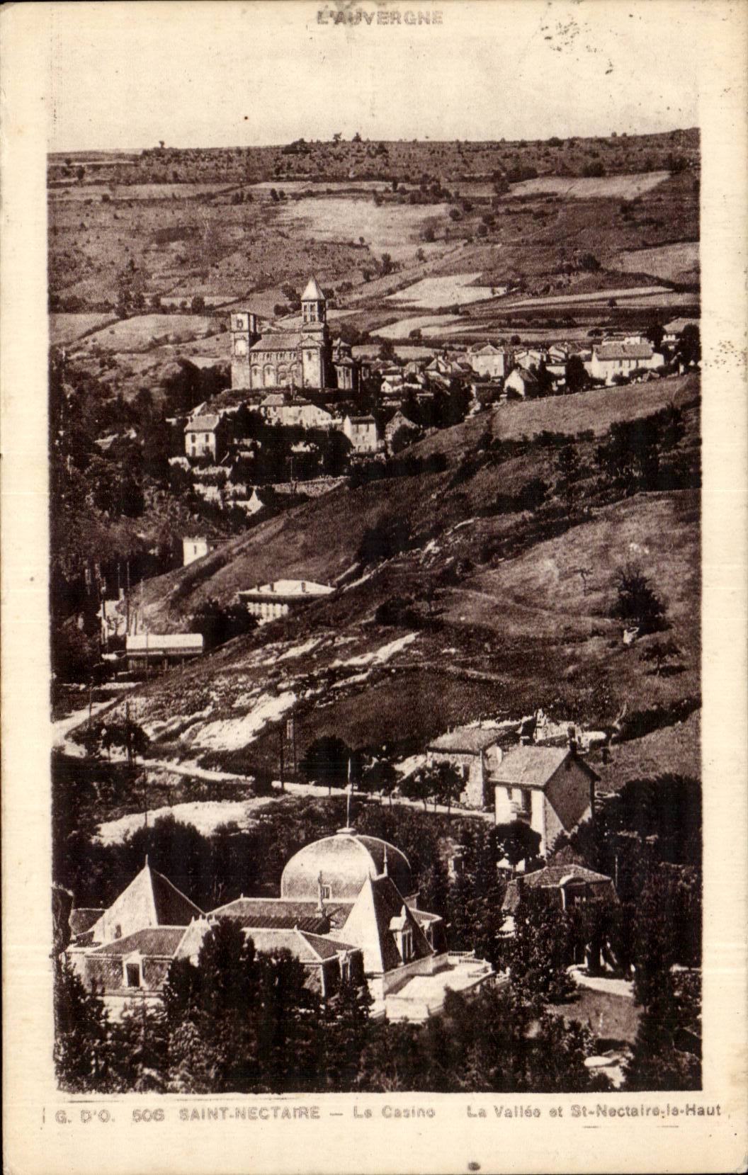 CPA Saint Nectary the casino the valley and St Nectary top