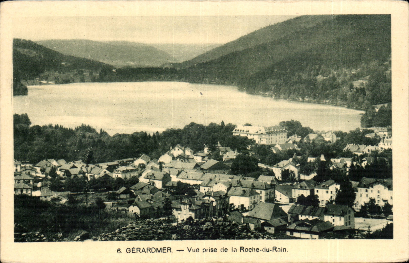 Gerardmer - Seen from of the Rock of Rain - CPA
