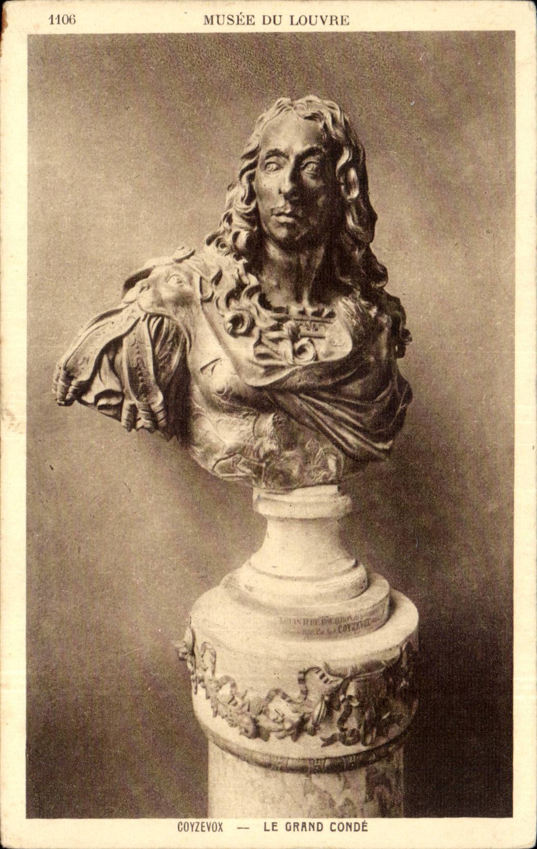 Paris - 1 - Louvre - Le Grand Conde - Sculpture - CPA 