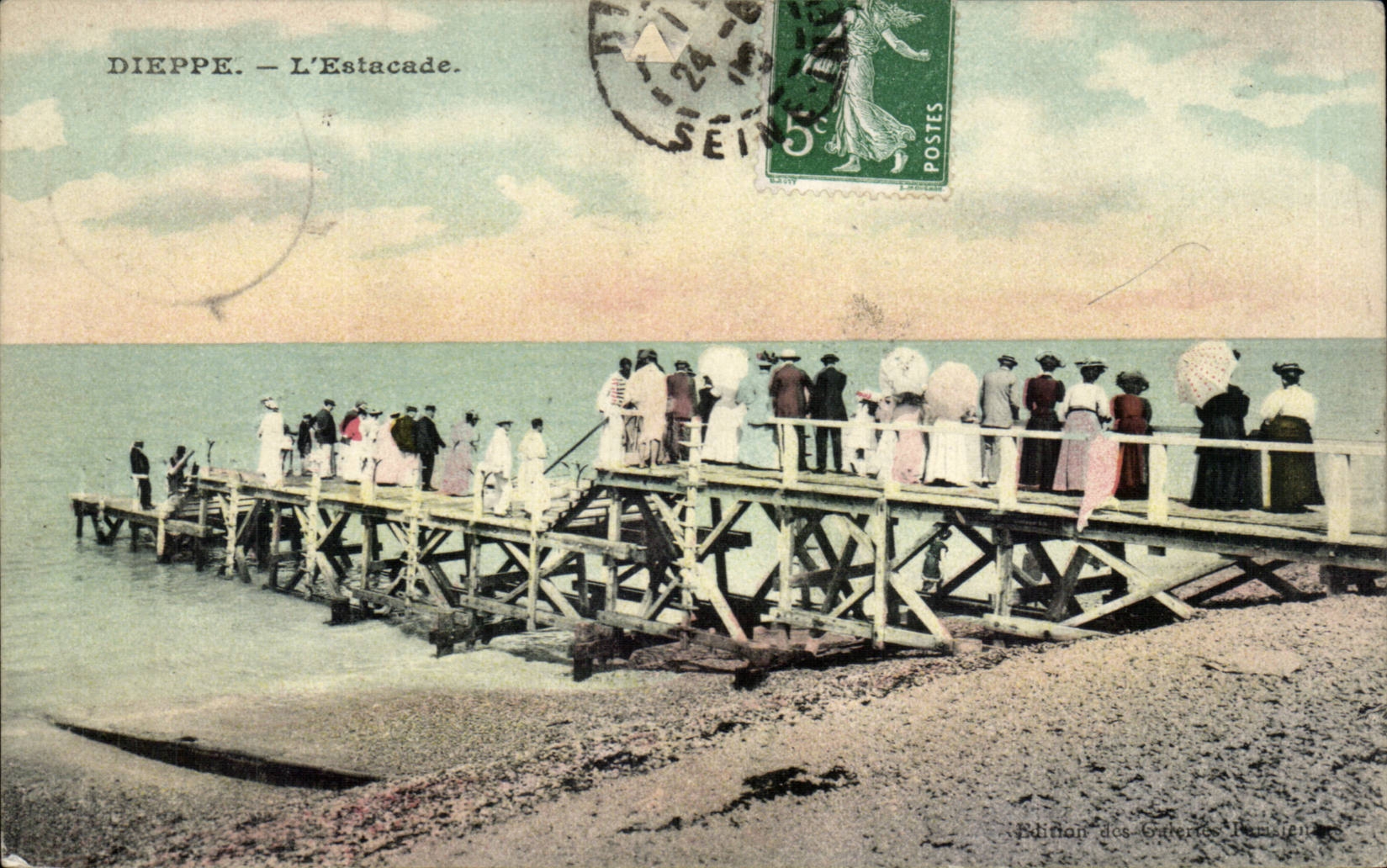 Dieppe - Pier CPA
