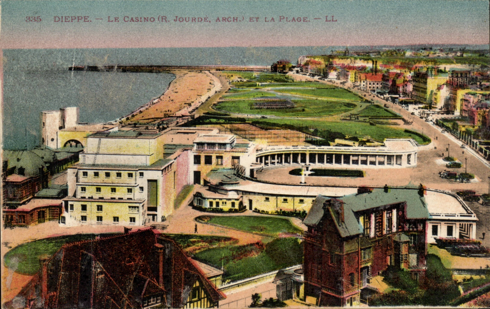 Dieppe - the Casino and Beach CPA