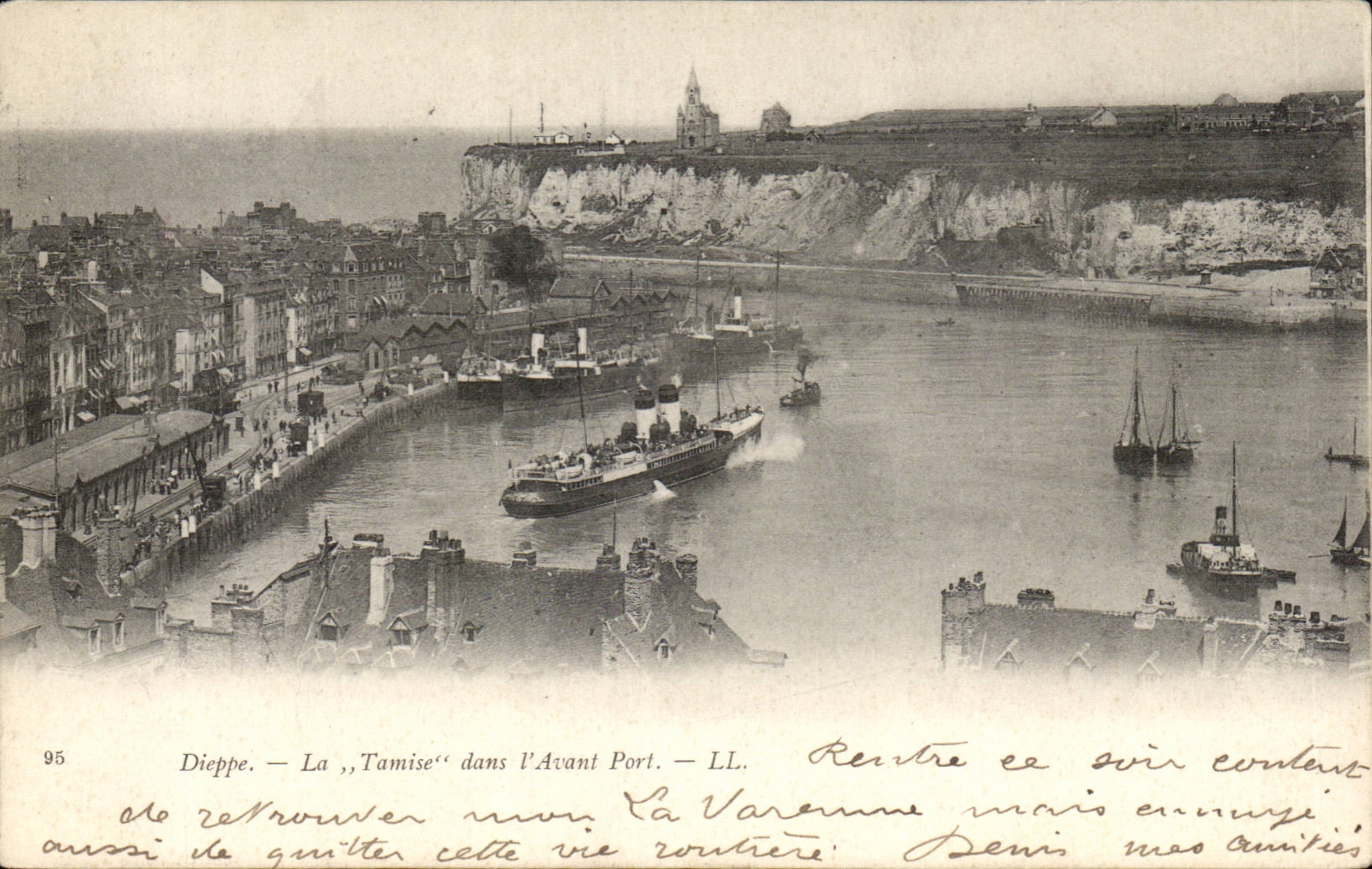 Dieppe - the Thames in Before Port CPA