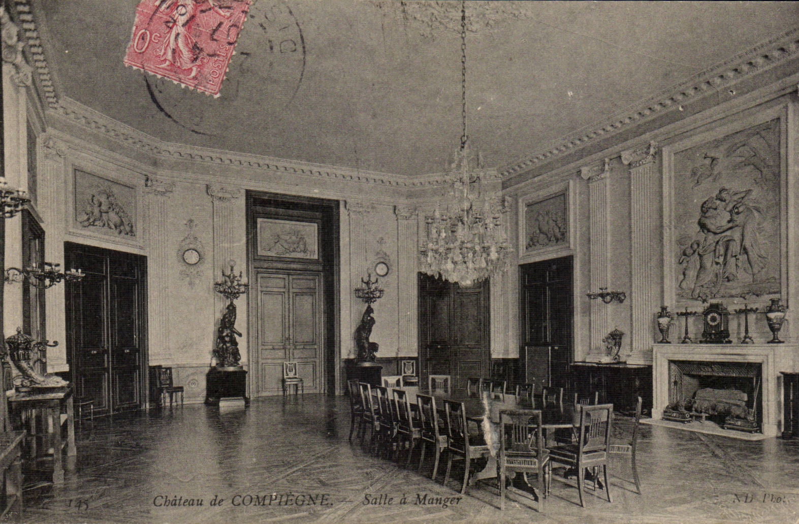 Schloss von Compiegne - Esszimmer - CPA