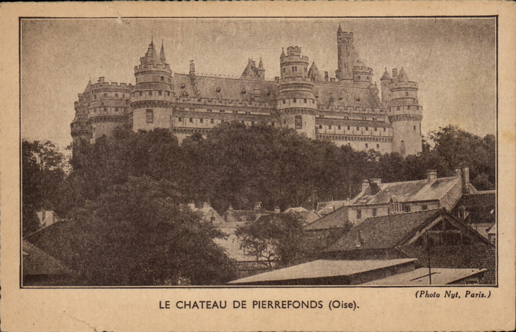 CPA das Schloss von Pierrefonds